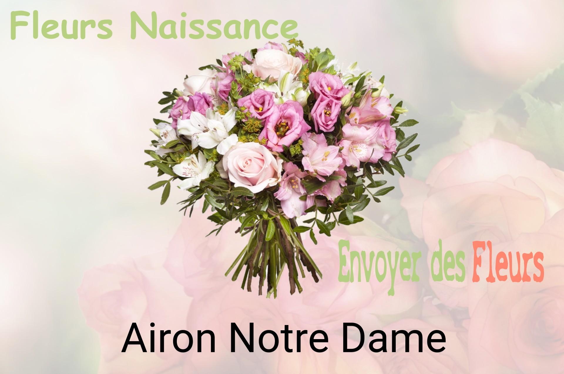 Bouquet de fleurs de naissance livré à Airon-Notre-Dame